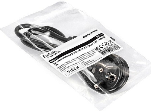 Кабель ExeGate PC-1S-Schuko(У)-C13/3x0.75