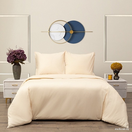 Постельное белье Siberia Home Сэнди Евро 70x70 Сиб-Евро-С-кр70x70 (кремовый)