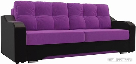 Диван Лига диванов Браун 102173 (фиолетовый/черный)
