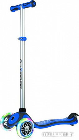 Самокат Globber Primo Plus Lights (синий)