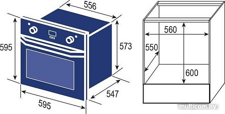 Электрический духовой шкаф Zigmund & Shtain E 149 B