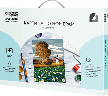Три совы Ромашковое поле КХ3040_53847