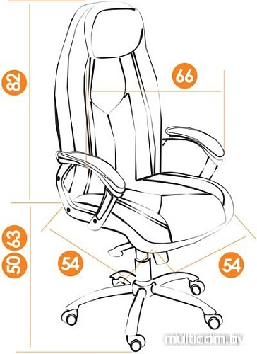 Кресло TetChair Босс люкс (коричневый)