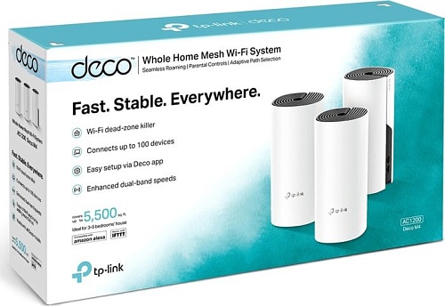 Беспроводной маршрутизатор TP-Link Deco M4 (3 шт.)