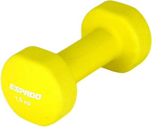 Гантель Espado ES1115 1.5 кг (желтый)