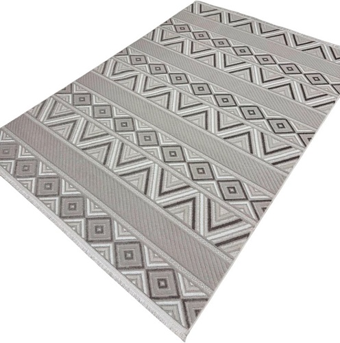 Ковер для жилой комнаты Radjab Carpet Моника Прямоугольник MC 357A 12589RK (1.6x2.3, Beige)