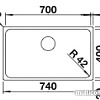 Кухонная мойка Blanco Solis 700-U 526125 (полированная)