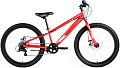 Велосипед Forward Spike 24 D 2023 (красный/белый)