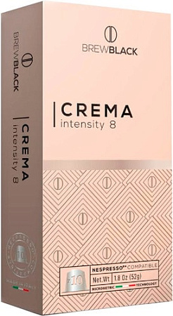 Кофе в капсулах BrewBlack Crema 10 шт