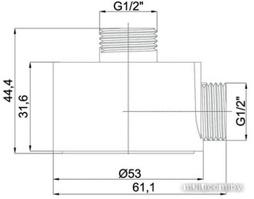 Шланговое подключение Rubineta 662125