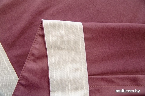 Штора Decoretto Нубук НБ-К37 3.75x2.5 м (бордовый, 1 шт)