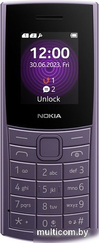 Кнопочный телефон Nokia 110 4G Dual SIM (фиолетовый)