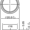 Батарейки Panasonic CR2016 CR-2016EL/1B
