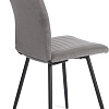 Стул TetChair Monte Carlo флок (серый/черный)