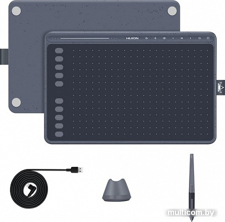 Графический планшет Huion HS611 (серый космос)