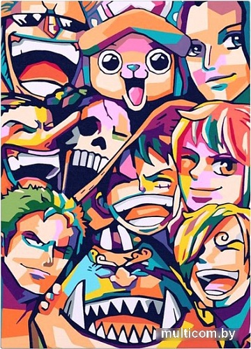 Картина по номерам Red Panda Ван Пис Пираты p54426