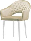 Стул Памир София F06 Поворотный (светло-бежевый/белая опора)