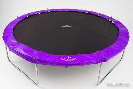Батут Calviano Outside Master Purple 374 см - 12ft (внешняя сетка, с лестницей)