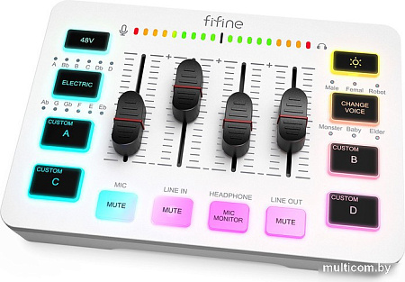 Микшерный пульт FIFINE SC3 (белый)