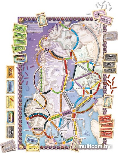 Настольная игра Мир Хобби Ticket To Ride: Северные страны