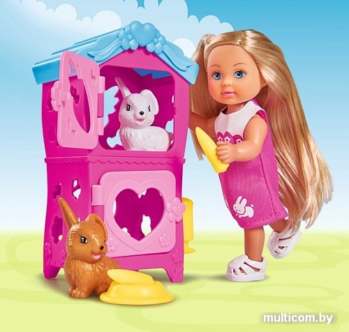 Кукла Simba Evi LOVE Cute Rabbit House 105733065