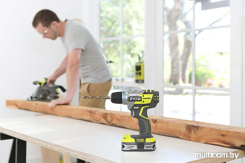 Дрель-шуруповерт Ryobi R18DDBL-0 5133002437 (без АКБ)