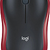 Мышь Logitech M186 (черный/красный)