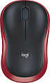 Мышь Logitech M186 (черный/красный)