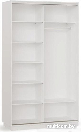 Шкаф-купе Империал Тетрис КК 140x240 (белый жемчуг)