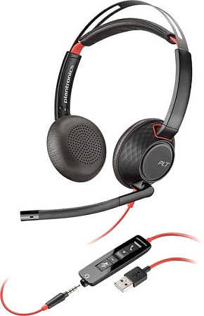 Офисная гарнитура Plantronics BlackWire C5220 USB-A