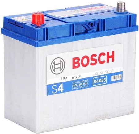 Автомобильный аккумулятор Bosch S4 023 (545158033) 45 А/ч JIS