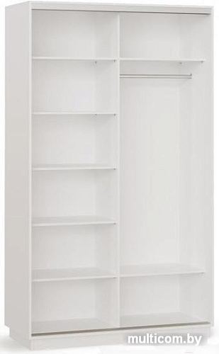 Шкаф-купе Империал Тетрис КК 140x240 (белый жемчуг)