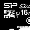 Карта памяти Silicon-Power microSDHC Elite UHS-1 (Class 10) 16GB (SP016GBSTHBU1V10)