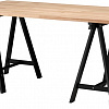 Письменный стол Ikea Гертон/Одвальд (бук/черный) [298.709.32]