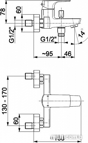 Смеситель Armatura Mokait 5534-010-00