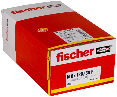 Fischer N 8 x 120/80 F 513704 (100 шт)