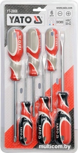 Набор отверток Yato YT-2668 (6 предметов)