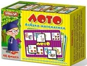Развивающая игра Stellar Лото Азбука-Математика