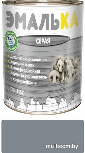 Краска Эмалька ПФ-115 С 2 л (серый)