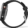 Умные часы Garmin Fenix 6 Solar 47 мм (серебристый/черный)