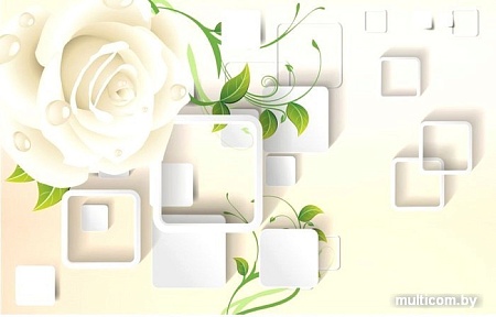 Фотообои Citydecor Цветочная абстракция 2 с защитным покрытием 400x254