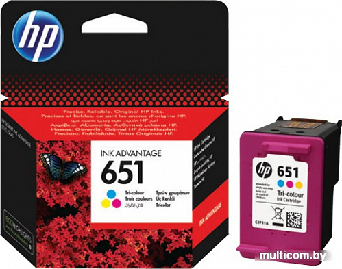 Картридж HP 651 Tri-color [C2P11AE]