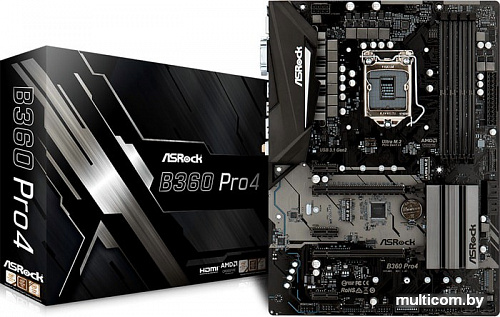 Материнская плата ASRock B360 Pro4