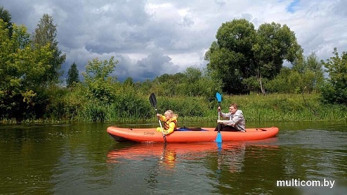 Надувная лодка Вольный ветер Ангара 2 Travel (оранжевый)