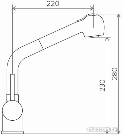 Смеситель Tolero Granada (хром)