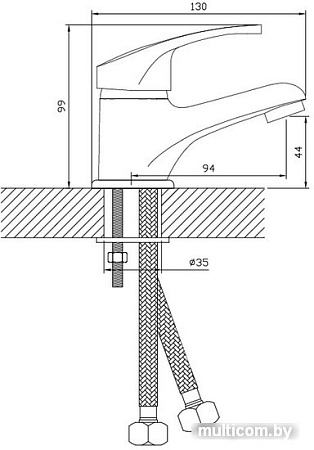 Смеситель Diadonna D80-110111