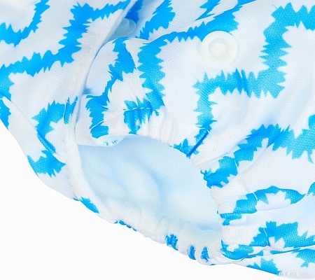 Многоразовый подгузник Крошка Я Зигзаги 10553006 (голубой)