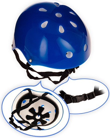 Cпортивный шлем Favorit TK-MH-BL (M, синий)