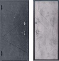 Металлическая дверь Guard Loft бетон графит/бетон серый (86x205, левая)