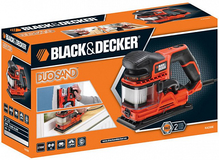 Виброшлифмашина Black & Decker KA330E